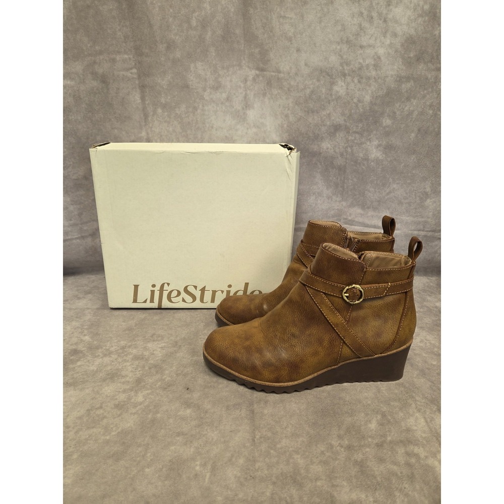 Lifestride W-SZ 8.5W BRN BOOTS NEW